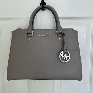 Michael Kors Gray Satchel